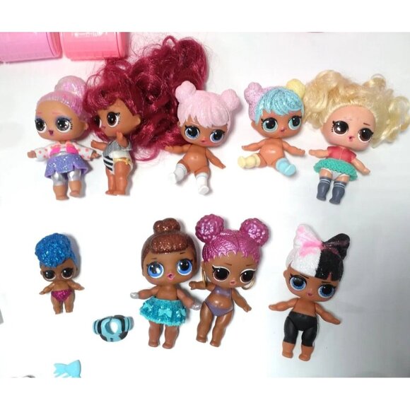 LOL Surprise Doll Lot Of 8 MGA ENTERTAINMENT 3 inch Dolls & Accessories - Picture 2 of 5